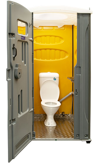 Portable-Toilet-Billabong-sewer-connect-with-opened-door